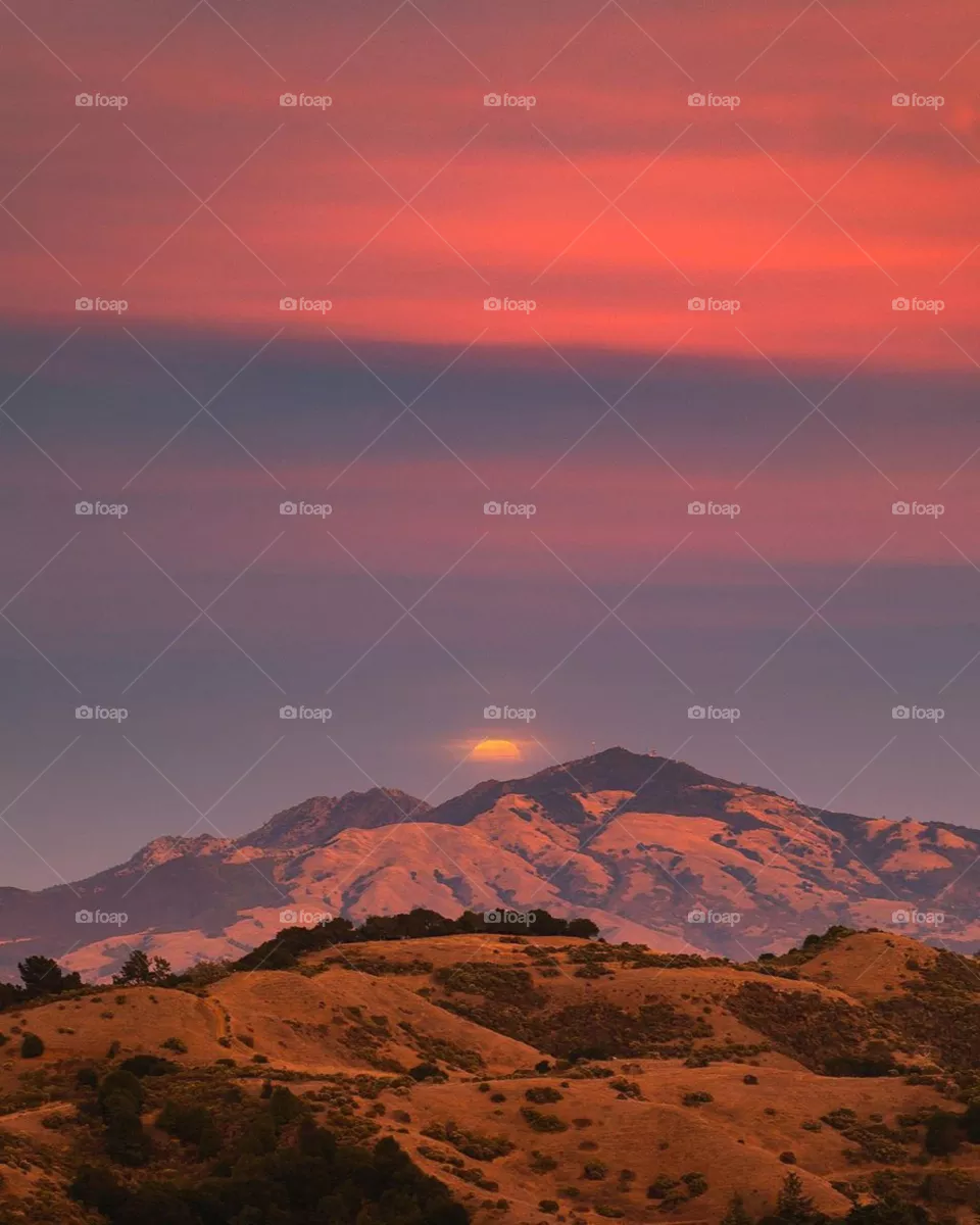 red sky