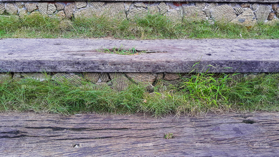 grass stairs