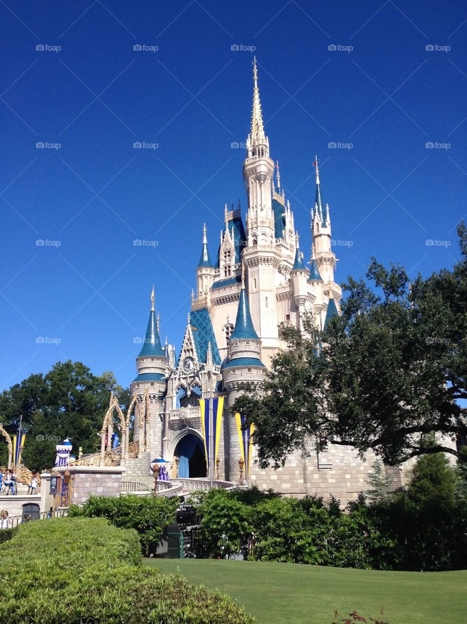Cinderella's Castle. Magic Kingdom, Disney World