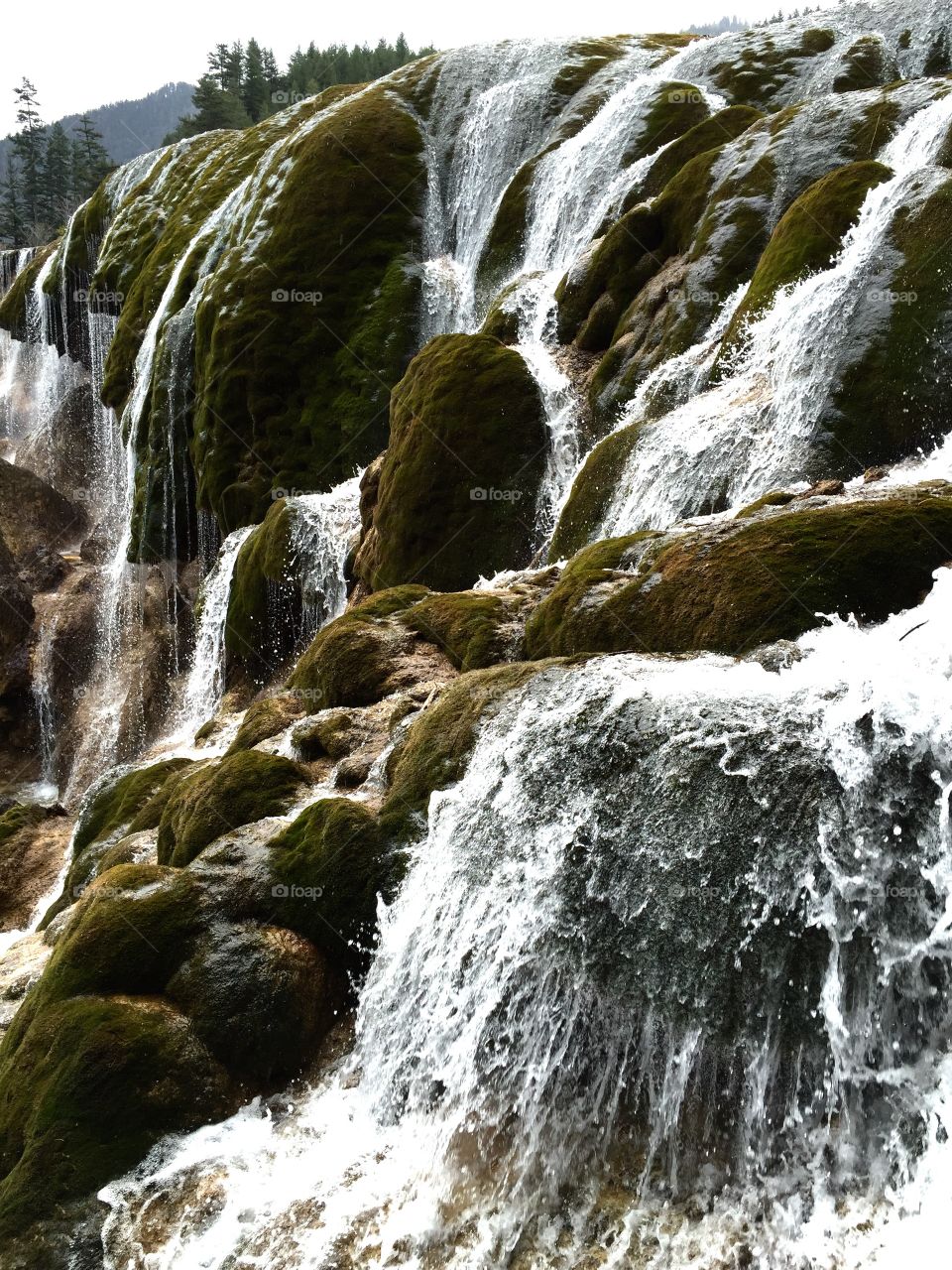 Scenic water and rocks