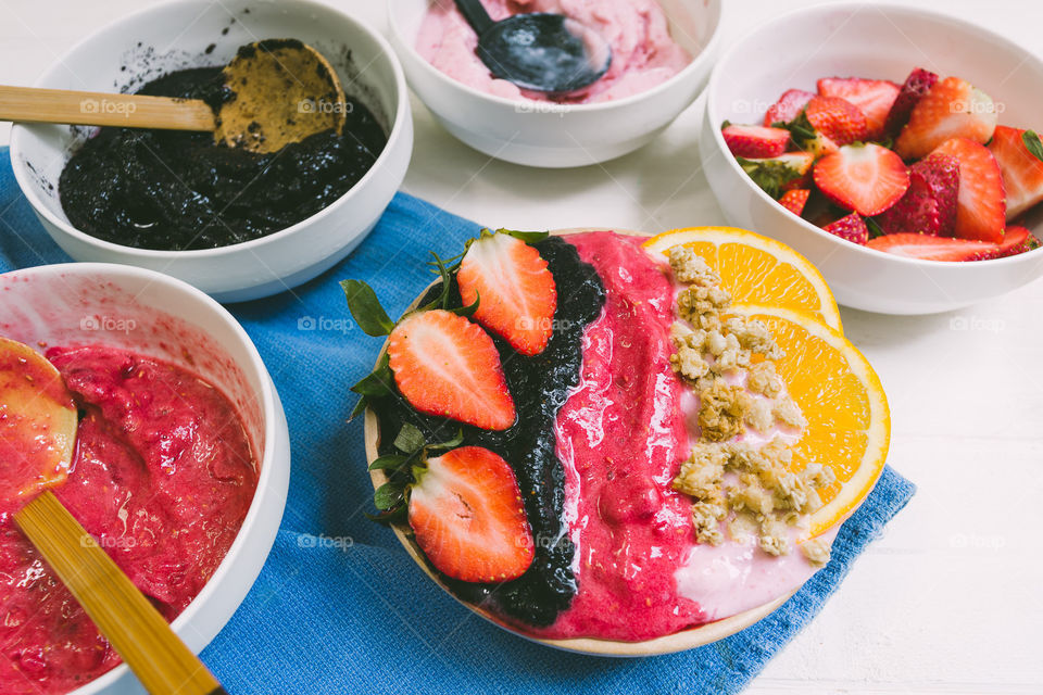 Vibrant and delicious Smoothie Bowl 