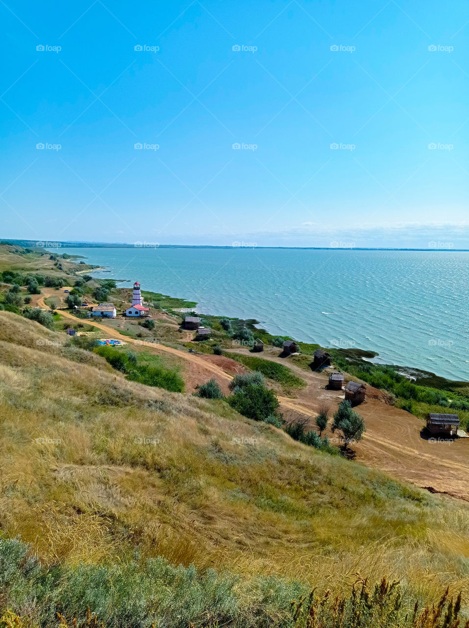 sea view from the hill