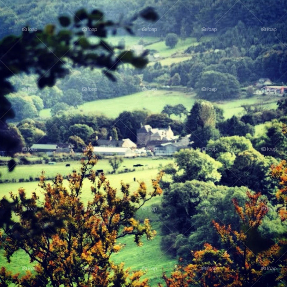 Amazing view of the english countryside
