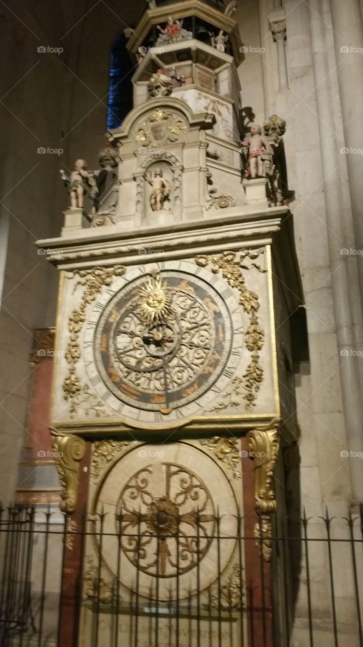 Cathédrale de Notre Dame de Strasbourg,  astronomical clock