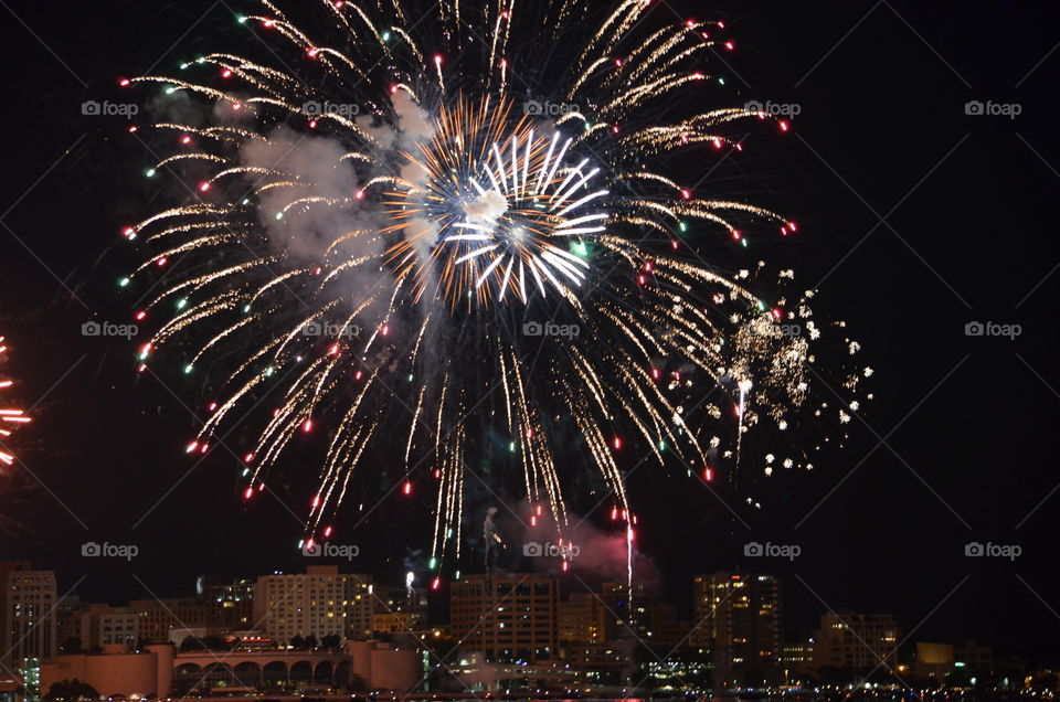 Fireworks Over Monona Terrace
