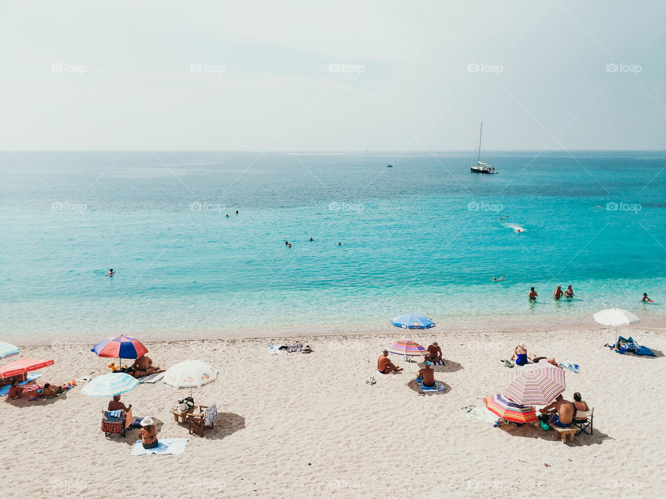 A beautiful summer day on the beach