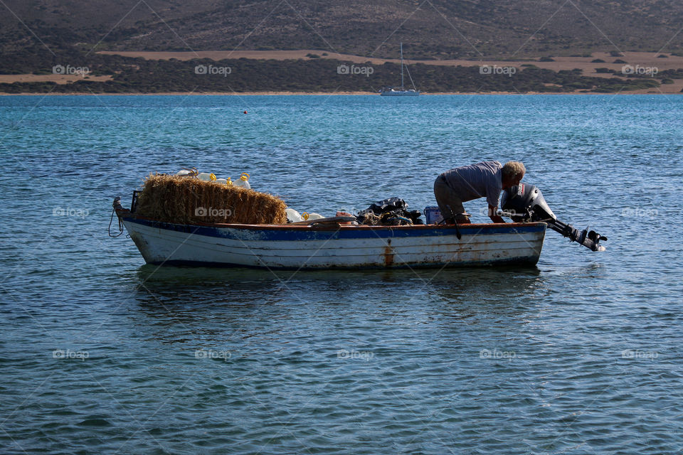 Fisherman's struggle