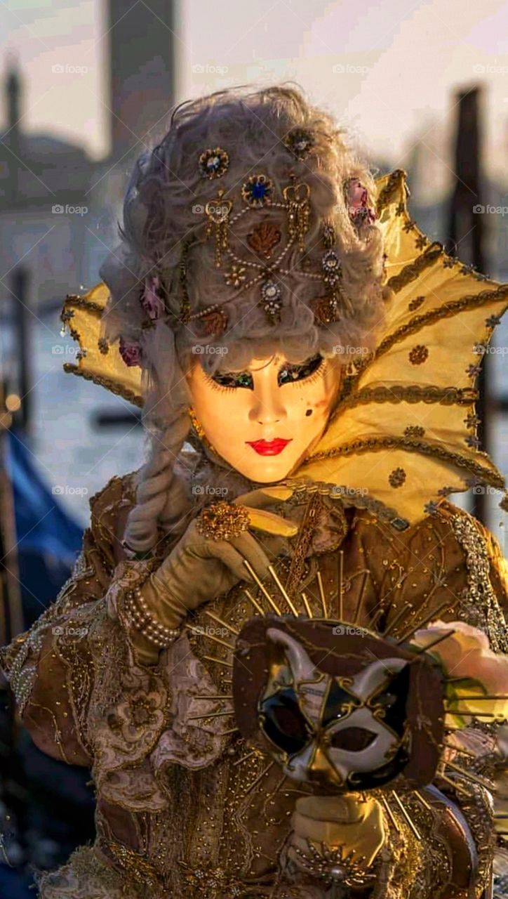 Maschere in posa. Carnevale di Venezia