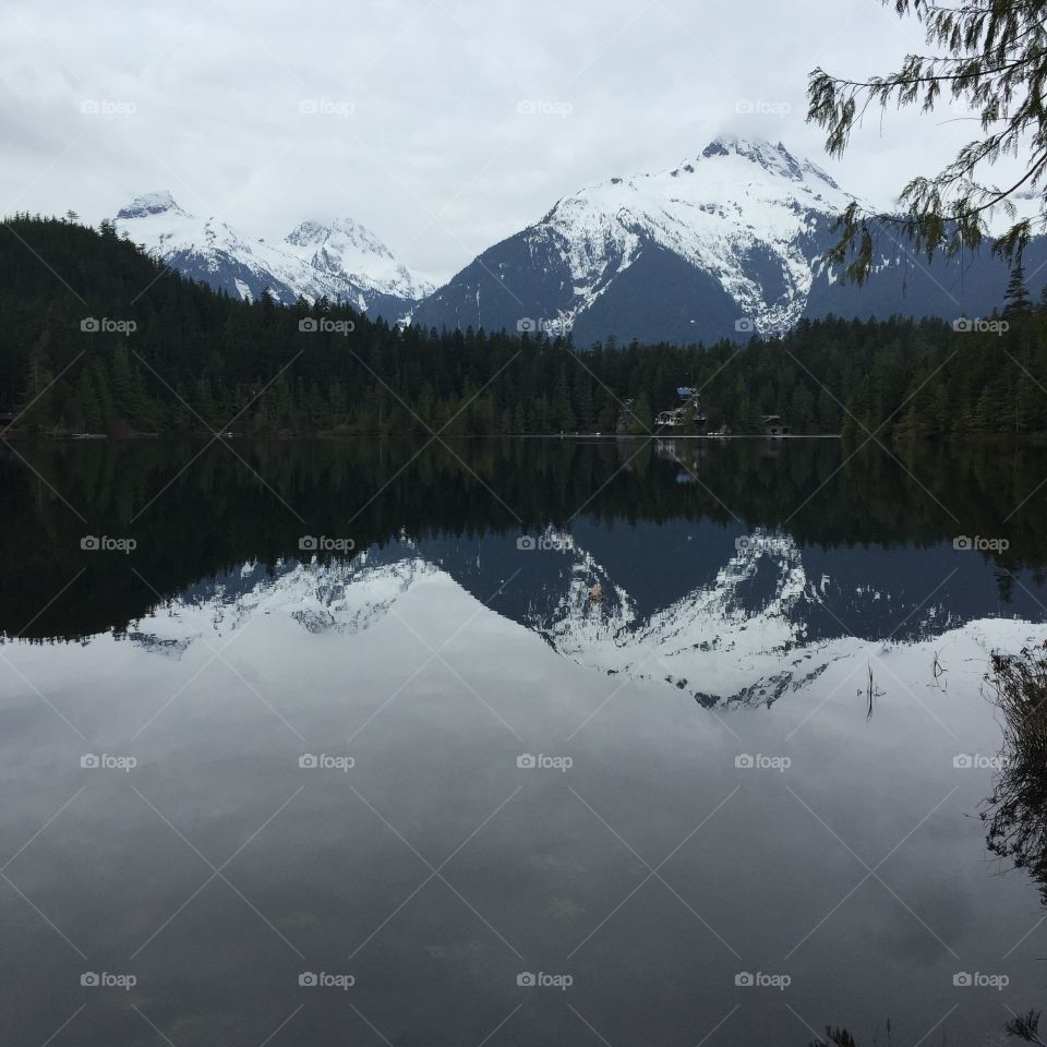 Reflection on the lake