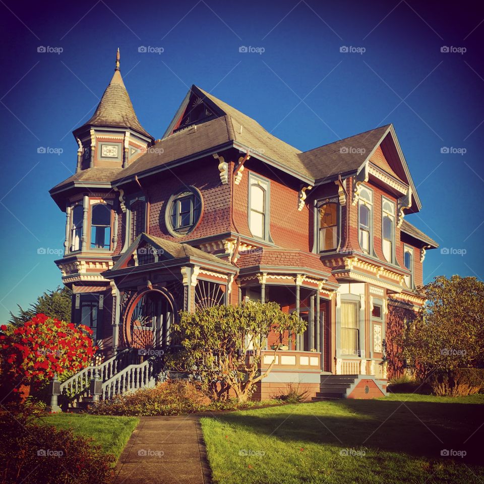 Victorian house in California 