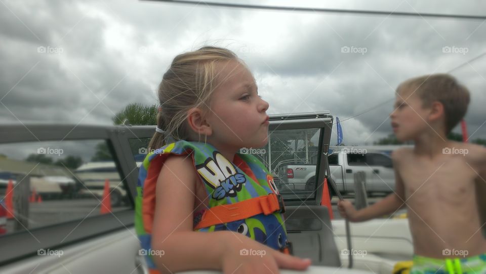 A Day on the Boat. What's on her mind?