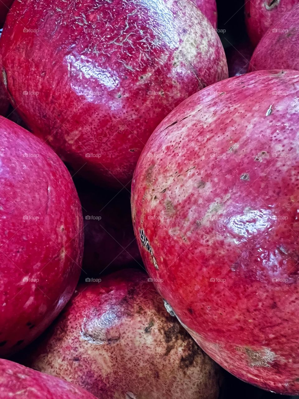 Pomegranate in full framed 