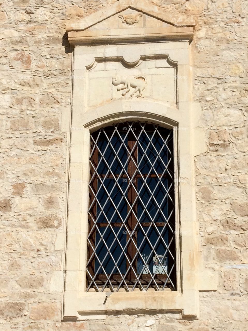 church window Cyprus 