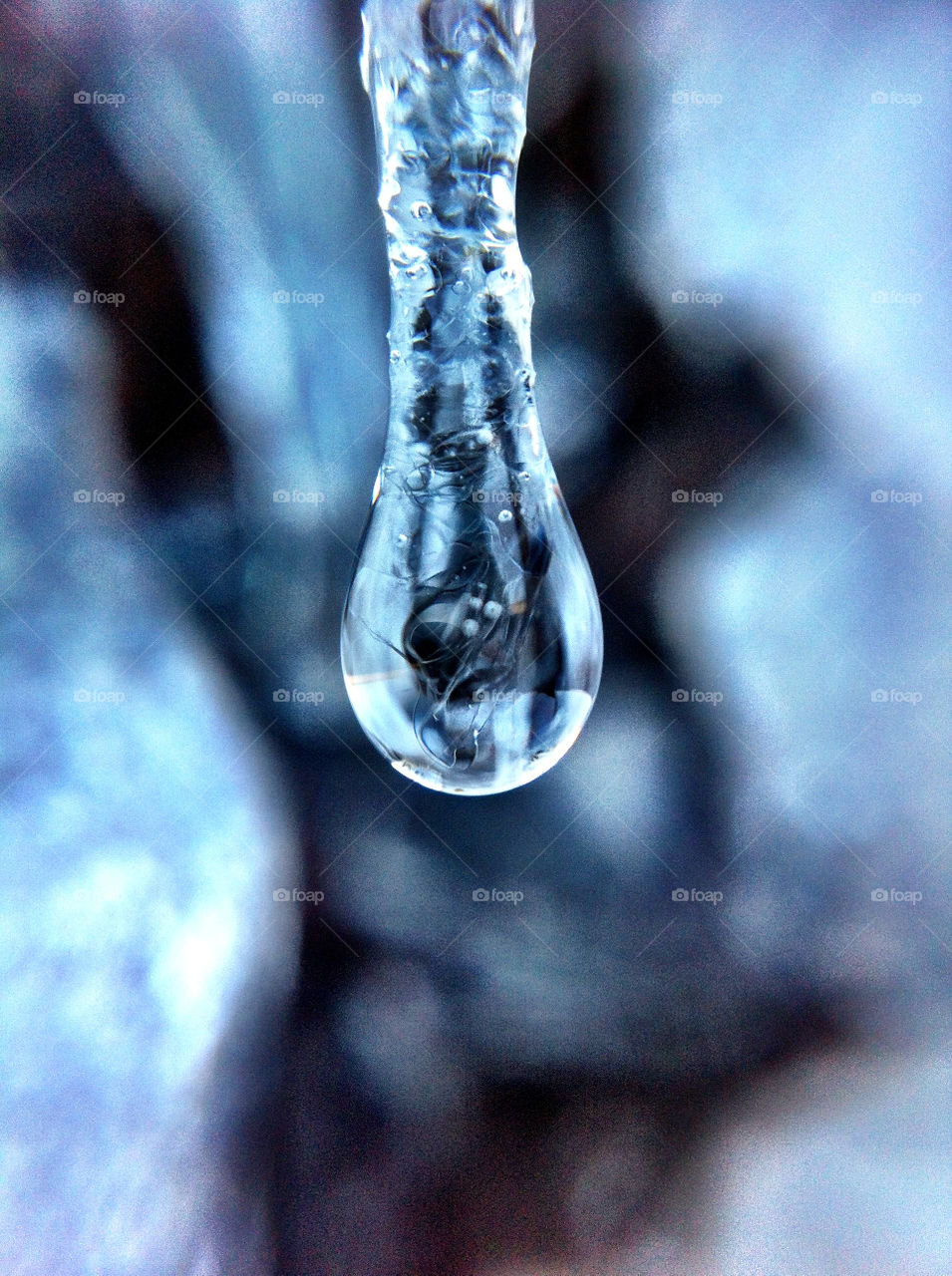 blue water ice clear by ka71