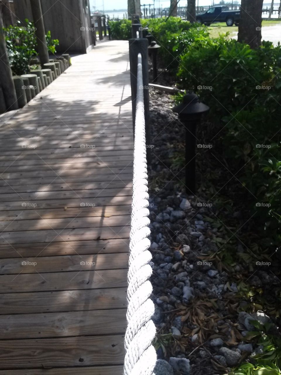 wooden walkway 