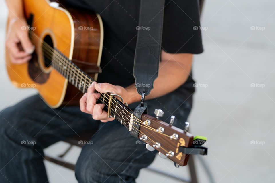 Playing the Guitar