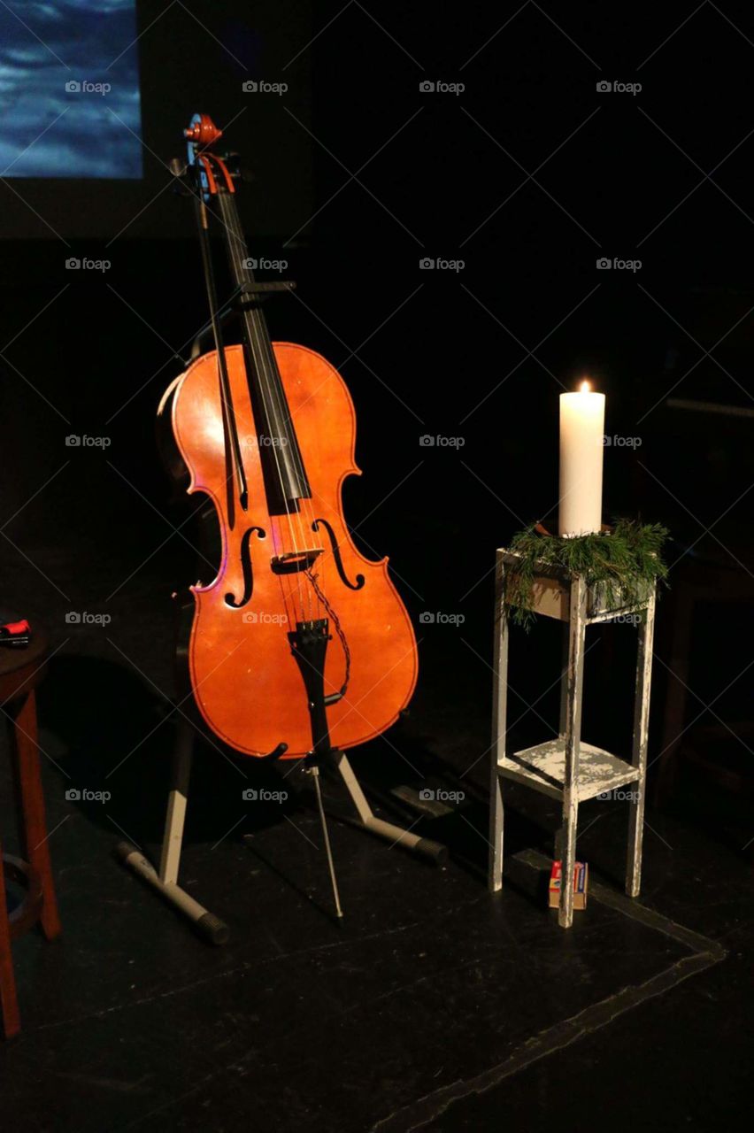 my brother's cello