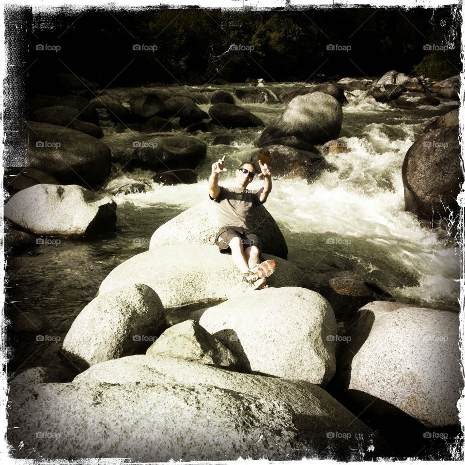 Water break. Playing around. Hatcher Pass Palmer, Alaska