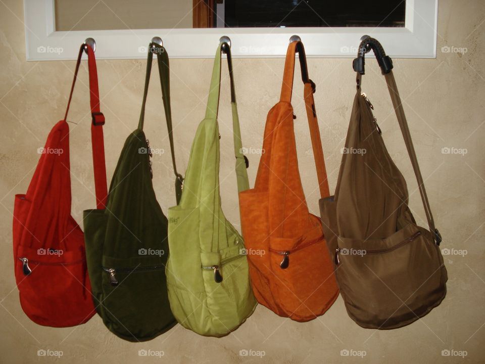 Row of Purses