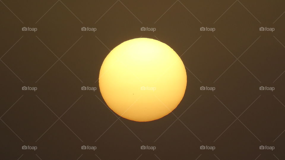 Greece Santorini Sun. Greece Santorini Sun