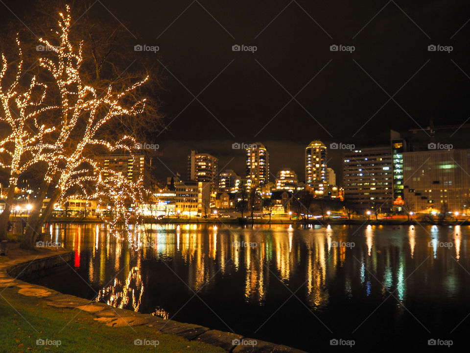 Christmas in Stavanger city. 