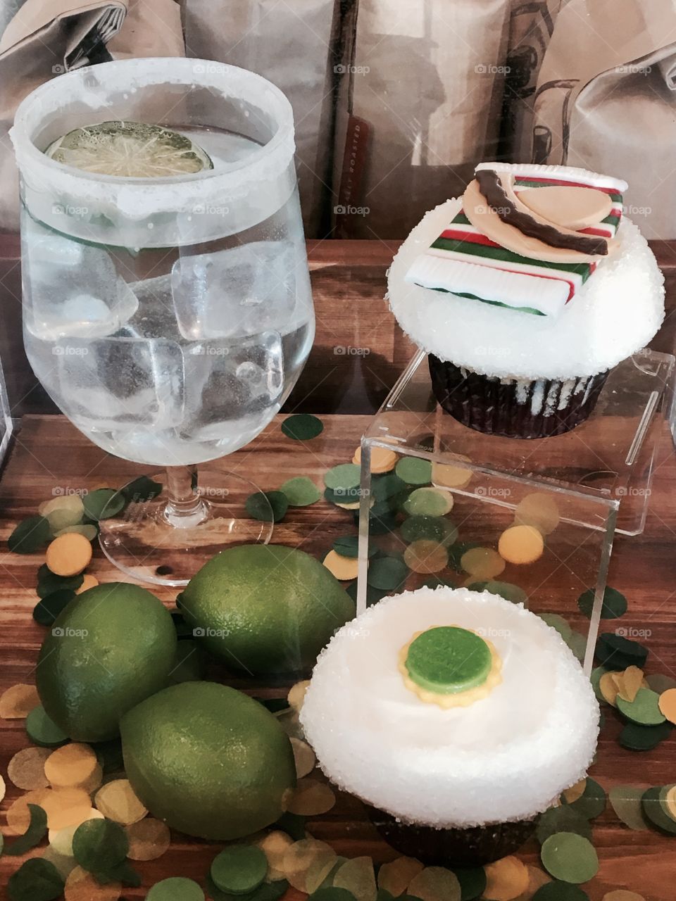 Margarita cupcakes to celebrate cinco de mayo! 