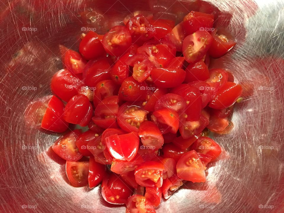 Red cherry tomatoes 