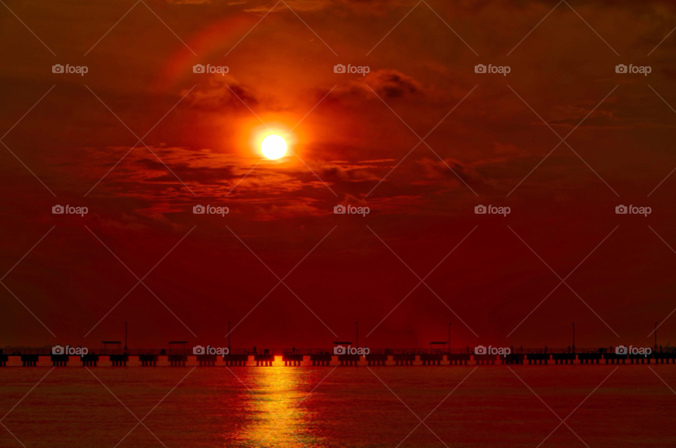 Jetty sunset