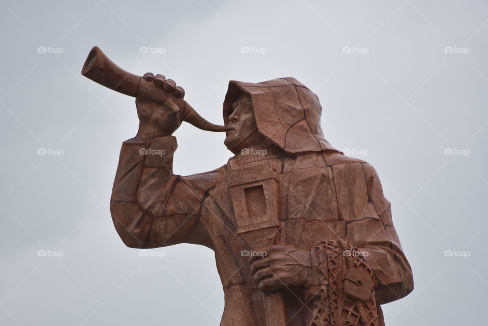 The monument dedicated to the fisherman, San Benedetto del Tronto, Italy