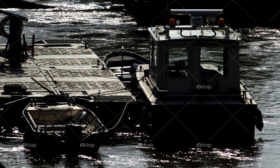 back light boat