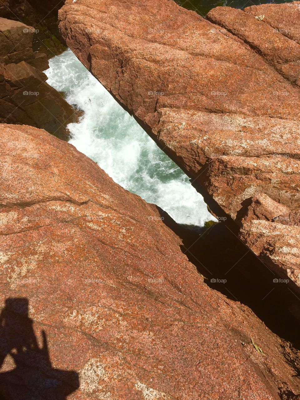 Ocean crevices, Bar Harbor Me 