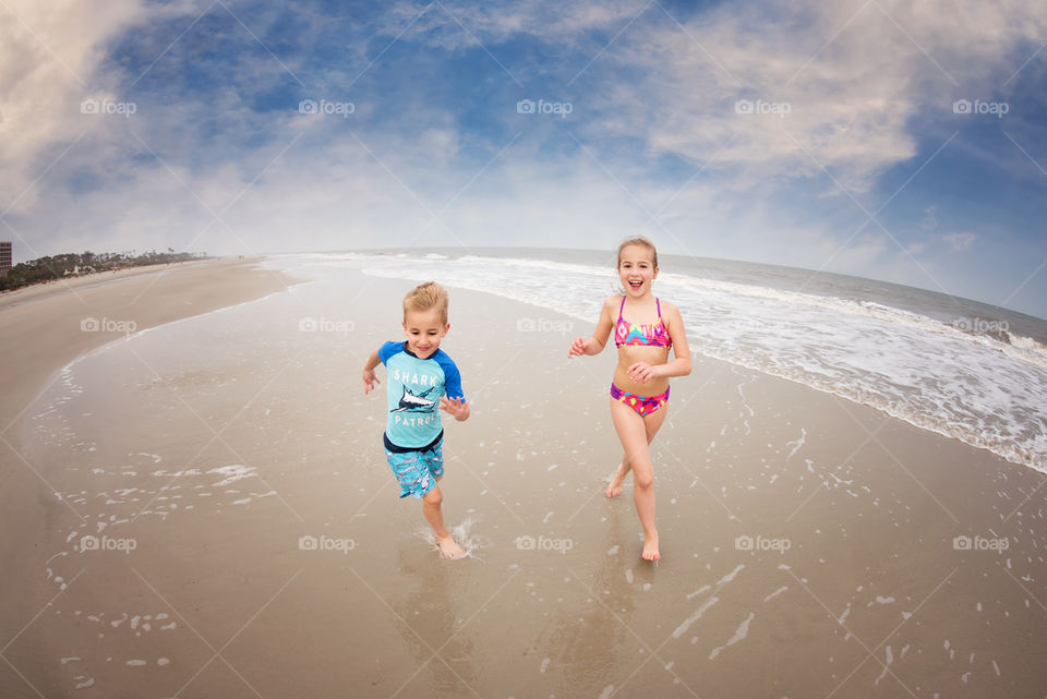 Beach kids