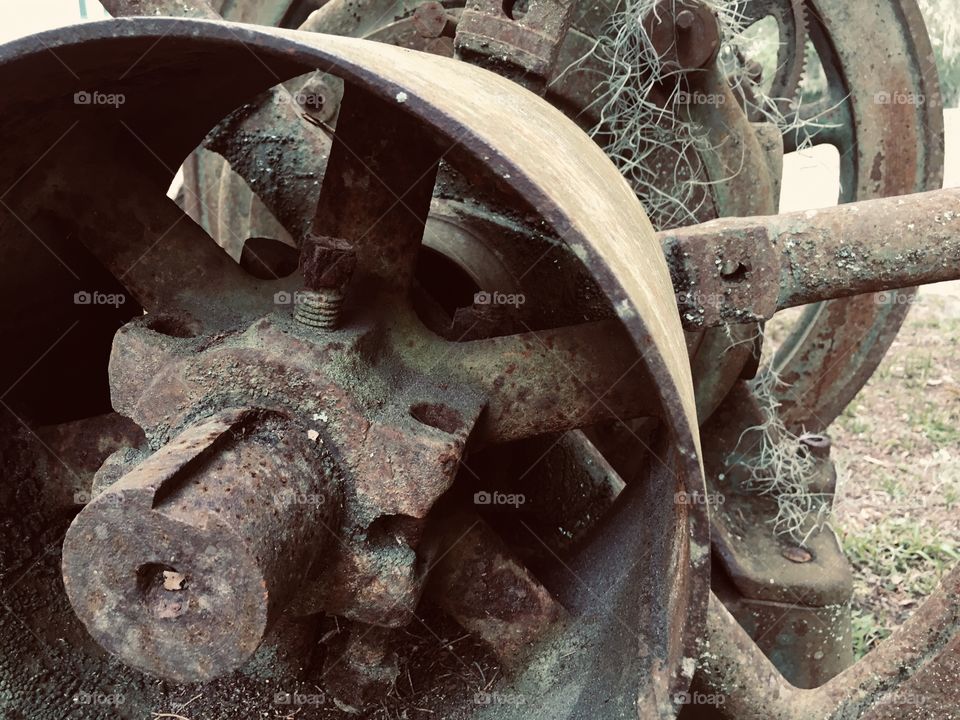 Historical DeBary site machinery 