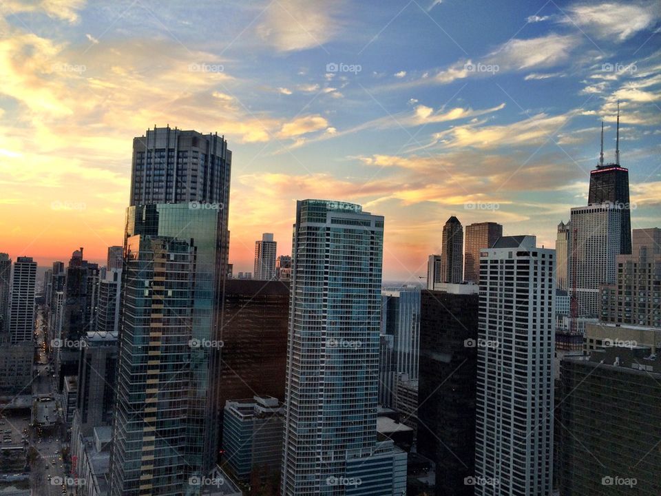 City and Sky II-Chicago