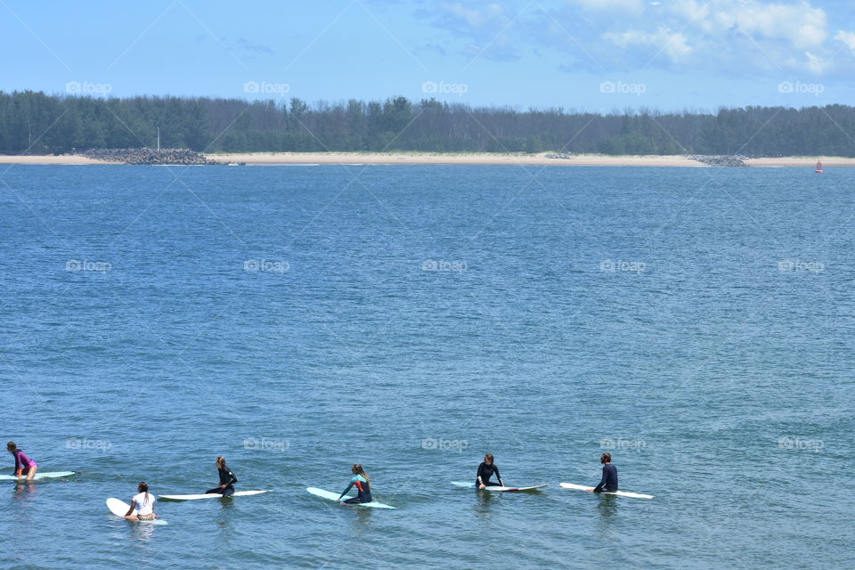 A Cool Surfing Spot With Gentle Waves