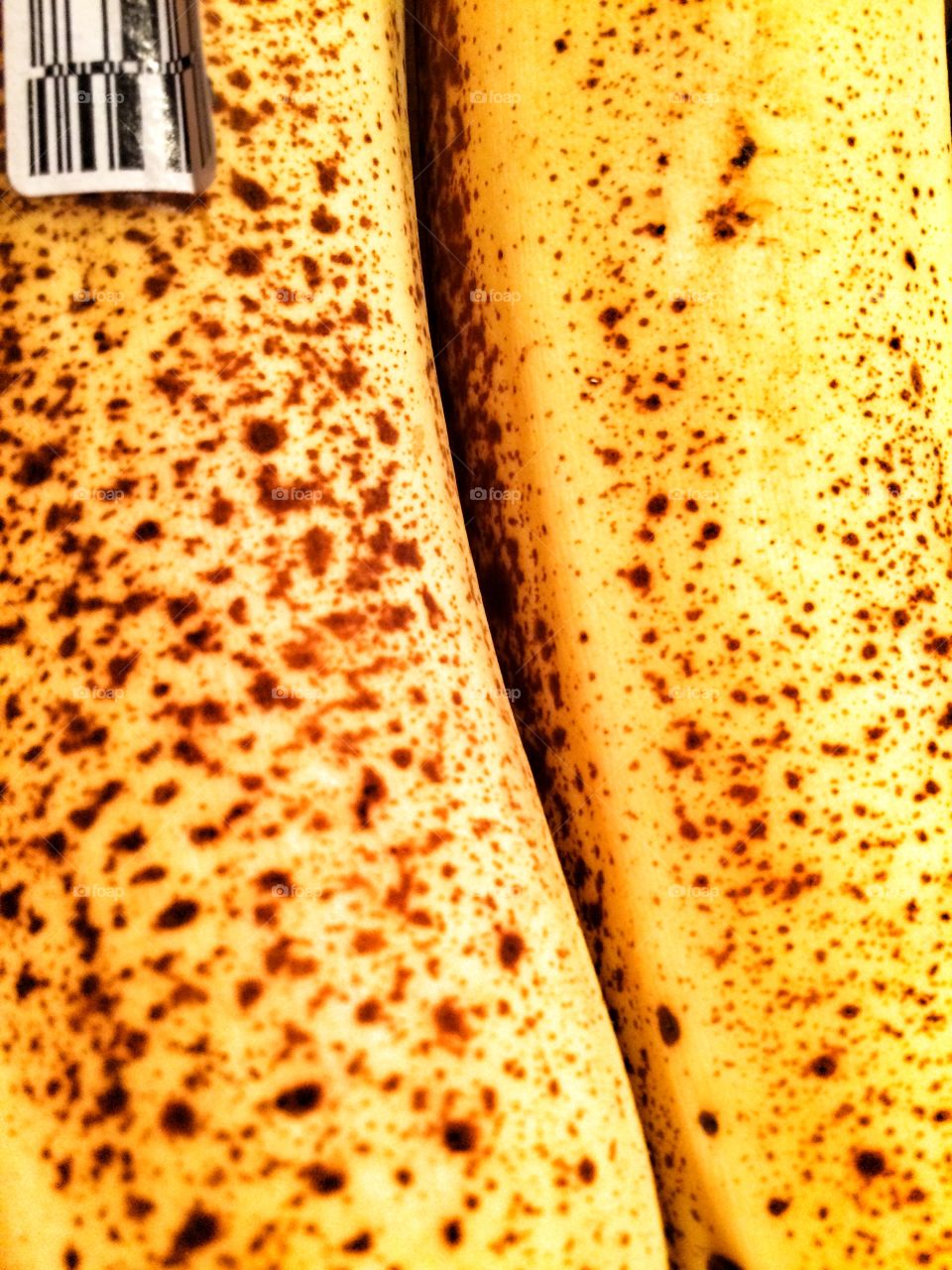 Close-up of two bananas