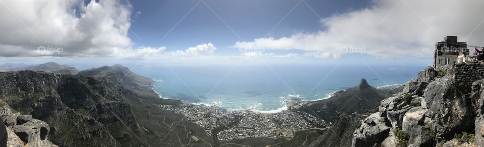 Cape Town blue seascape.