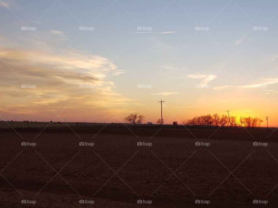 country sunset