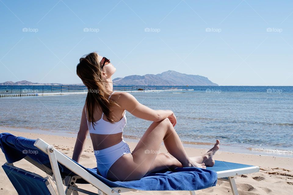 beautiful summer beach