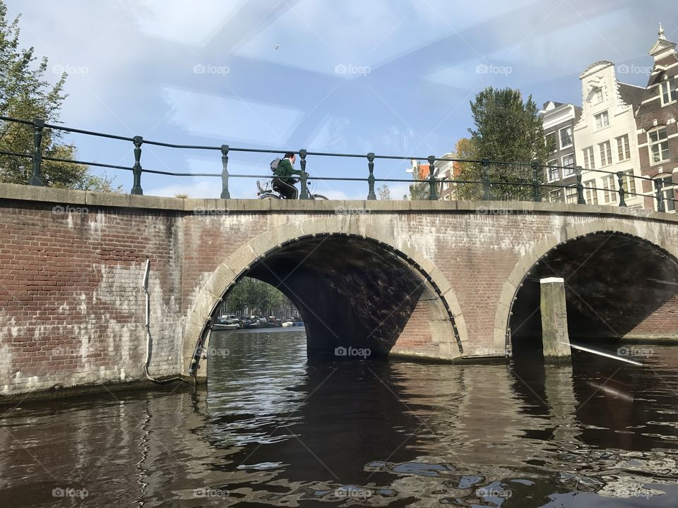 Amsterdam canals and bridges 