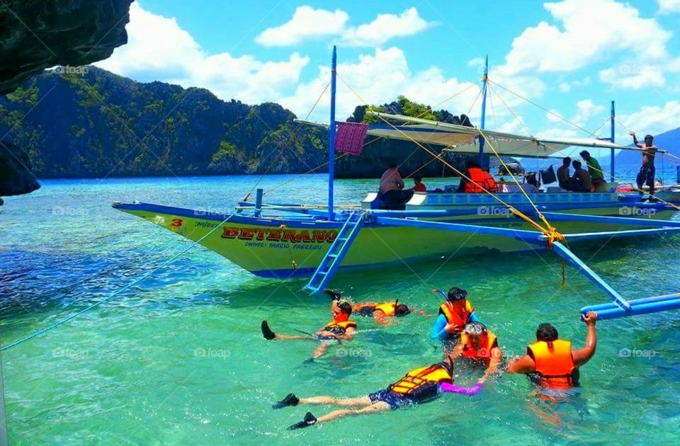 Where you going? Try El Nido, Palawan.
Where water is as clean as drinking water