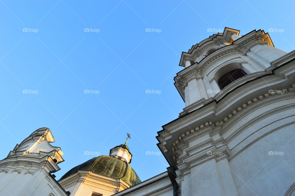 looking up. architecture in the Poland