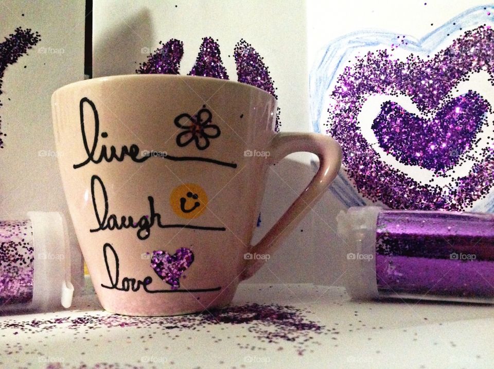 DIY glitter projects