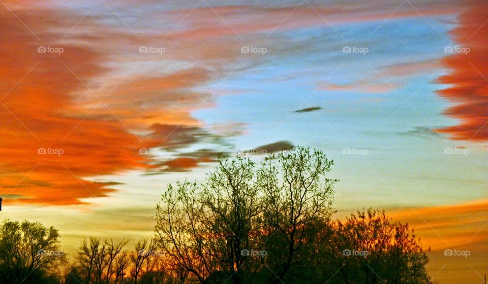 Burnt Orange and Sienna Sunset