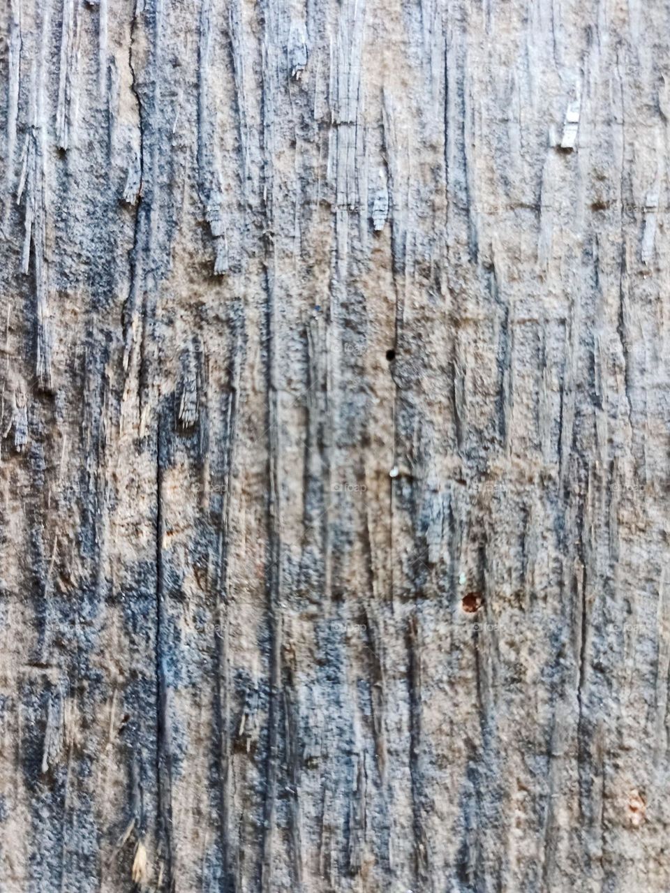 Close-up view of rough, natural stone texture. The stone appears old and eroded, with prominent vertical lines