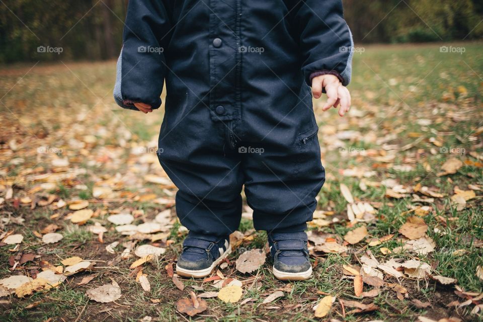 Baby outside 