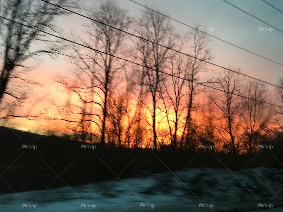 Sunrise in motion