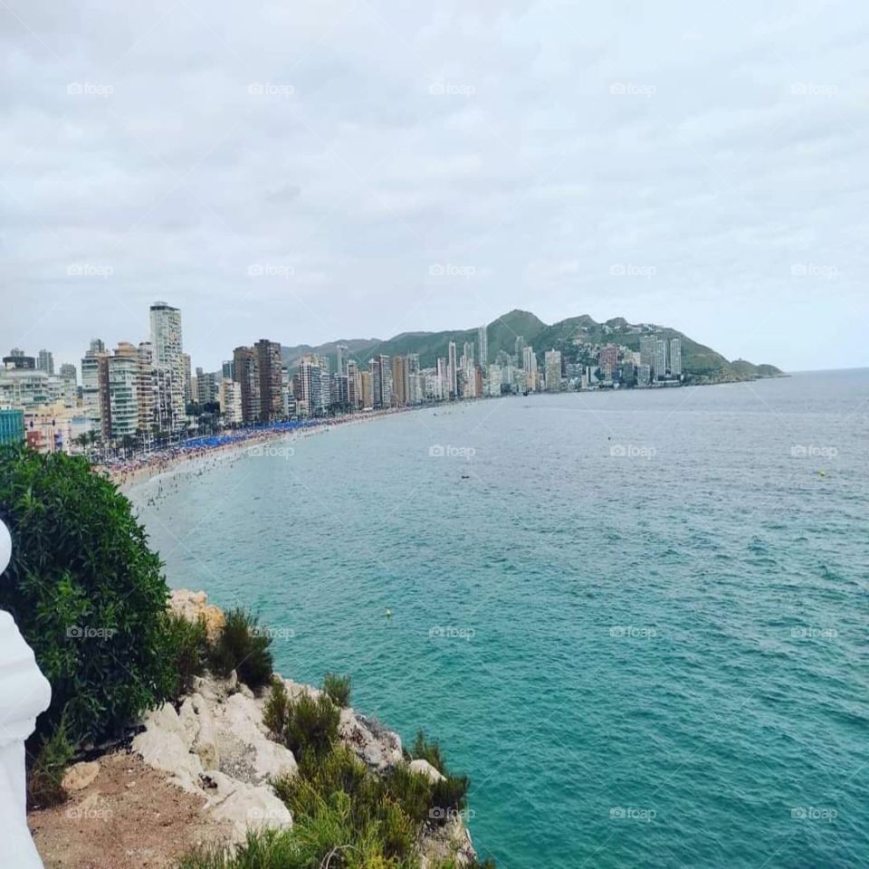 panoramic view of Benidorm