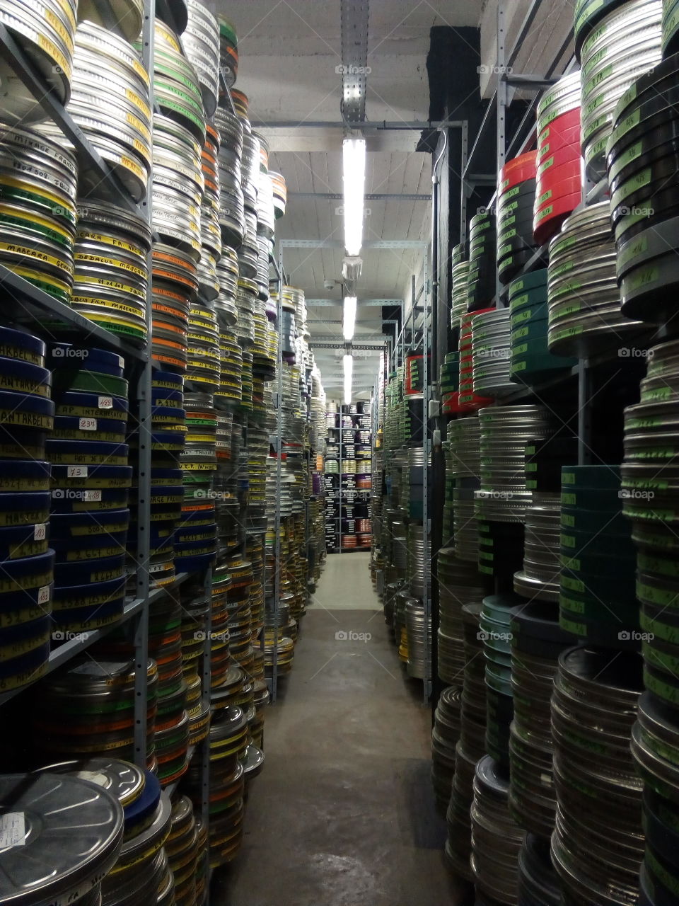 Film reels archive