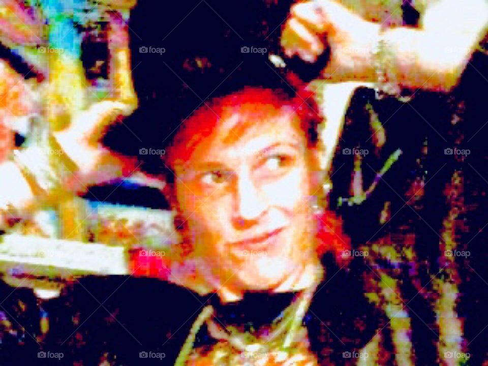 Tipping my black theatrical hat glancing sideways and smiling I am full of youthful energy and esprit back in 2009 at my small but idyllic art studio at a residential hotel in Midtown Manhattan. Hypnotic Productions